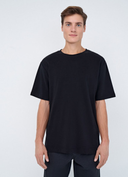 Базовая футболка из плотного хлопка  Черный O`Stin MT6611O02 99