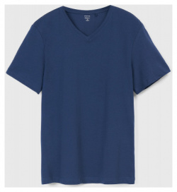 Базовая футболка с V образным вырезом  Синий O`Stin MT6613O02 66