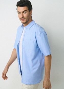 Рубашка из хлопка Oxford  Голубой O`Stin MS4693O02 61