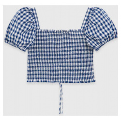 Блузка с коротким рукавом для девочек  Синий O`Stin GS4693O02 66