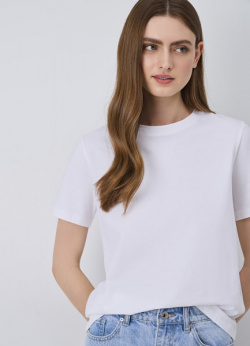 Базовая футболка  Белый O`Stin LT6696O02 00