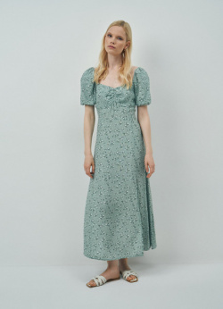 Платье из вискозы  Зеленый O`Stin LR4695O02 P6