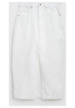 Джинсовая юбка миди  Белый O`Stin LD1652O02 01