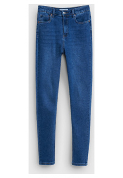 Узкие джинсы с высокой посадкой  Синий O`Stin LP6734O02 D3