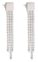женские серьги EKONIKA PREMIUM PM49339 silver cristal 24L Длинные