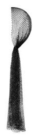 украшение на голову EKONIKA PREMIUM PM46011 black 24L