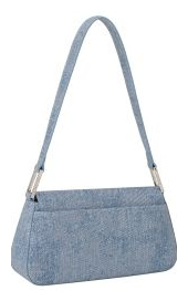 женская сумка багет EKONIKA EN39222 2 blue jeans 24L