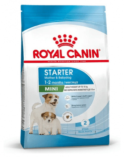 Корм Royal Canin сухой для щенков мелких размеров до 2 х месяцев  беременных и кормящих сук (1 кг)