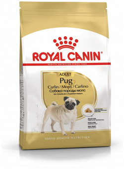 Корм Royal Canin для взрослого мопса с 10 месяцев (1 5 кг) 
