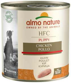 Almo Nature консервы для щенков  с курицей (280 г) – итальянская