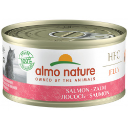 Almo Nature консервы с лососем желе для кошек (70 г) 