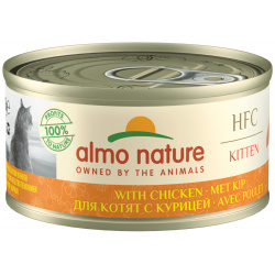 Almo Nature консервы для котят  с курицей (70 г)