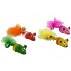 Papillon игрушка для кошек "Мышка с бубенцом" (20 г) 