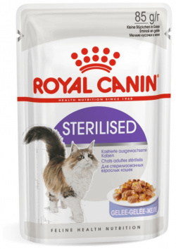 Royal Canin паучи кусочки в желе для кастрированных кошек 1 7лет (1 шт ) 
