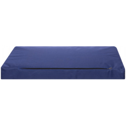 Yami лежанка прямоугольная с чехлом на молнии  тёмно синяя (1 65 кг)