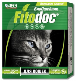 Агроветзащита fITODOC ошейник репеллентный био для кошек (32 г) Преимущества  ⸙