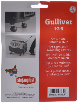 Stefanplast колеса для переносок "Gulliver" и "Gulliver Deluxe 1 2 3" (100 г) 
