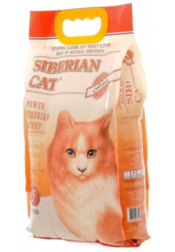 Сибирская кошка оптима Комкующийся наполнитель (8 кг) в