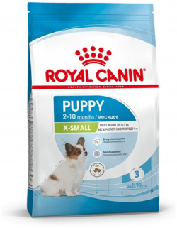 Корм Royal Canin сухой для щенков очень мелких размеров до 10 месяцев (1 5 кг) 