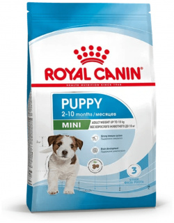 Royal Canin корм сухой полнорационный для щенков мелких пород в возрасте до 10 месяцев (800 г) 