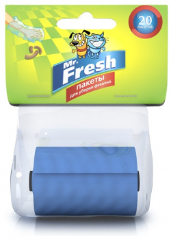 Mr Fresh пакеты для уборки фекалий (1×20шт) 