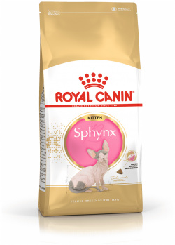 Корм Royal Canin для котят породы сфинкс: от 4 месяцев до 1 года (2 кг) Б