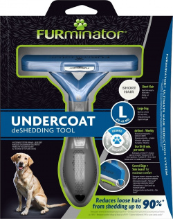 FURminator фурминатор L: для крупных собак с короткой шерстью (270 г) Инструмент