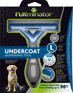 FURminator фурминатор L  для крупных собак с длинной шерстью (270 г) Инструмент