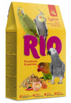 Рио яичный корм для средних и крупных попугаев (250 г) 