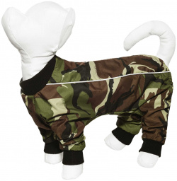Yami одежда комбинезон для собак малых пород  с рисунком "камуфляж" (100 г)