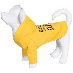 Yami одежда толстовка с капюшоном для собаки  жёлтая (120 г)