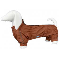 Yami одежда дождевик для собак  медный на гладкой подкладке Такса (S)