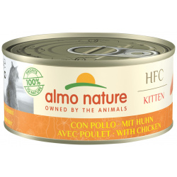 Almo Nature консервы полнорационные для котят  с курицей (1 шт 150 г)