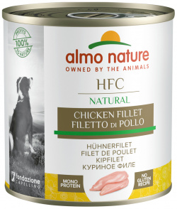 Almo Nature консервы для собак  с куриным филе (280 г)