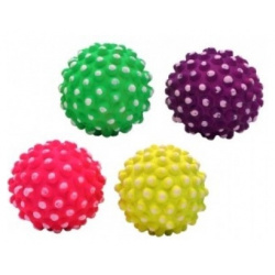 Papillon игрушка для собак "Неоновый мяч ежик" в ассортименте  7 2 см (93 г)