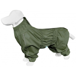 Yami одежда дождевик для собак  хаки на гладкой подкладке Немецкая овчарка (67 69 см)