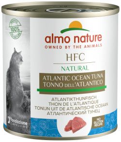 Almo Nature консервы для кошек  с атлантическим тунцом (3 36 кг) –