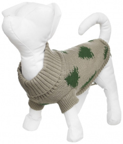 Lelap одежда свитер для кошек и собак "Christmas" цвет грейж (L) 