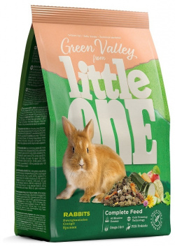 Little One корм "Зеленая долина" беззерновой  для кроликов (750 г)