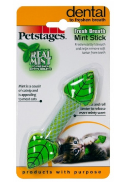 Petstages игрушка для поддержания здоровья зубов "Мятный листик" (23 г) 