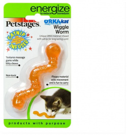 Petstages игрушка для поддержания здоровья зубов "ОPKA червяк" (33 г) И