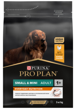 Корм Purina Pro Plan для взрослых собак мелких и карликовых пород  с высоким содержанием курицы (700 г)