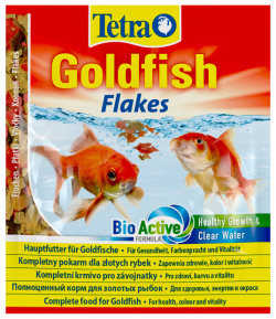 Tetra (корма) для золотых и холодноводных рыб  хлопья (20 г) • Разнообразное