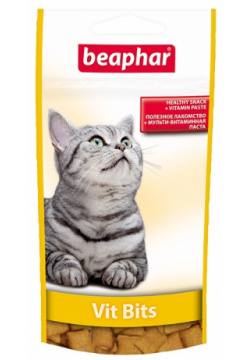 Beaphar подушечки с мультивитаминной пастой для кошек (35 г) Хрустящие